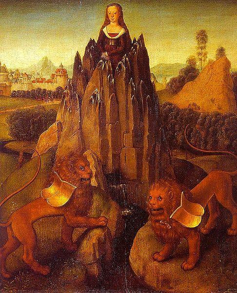 Hans Memling Allegory of Chastity Germany oil painting art